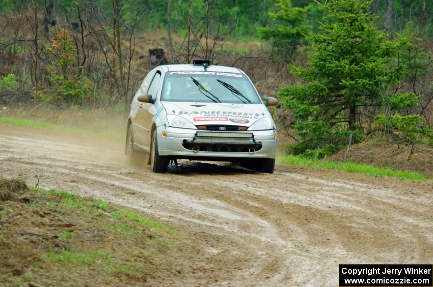 Mohammad Salehi / Rob McCarter Ford Focus on SS3, J5 North II.