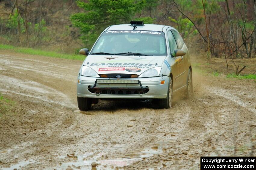 Mohammad Salehi / Rob McCarter Ford Focus on SS3, J5 North II.