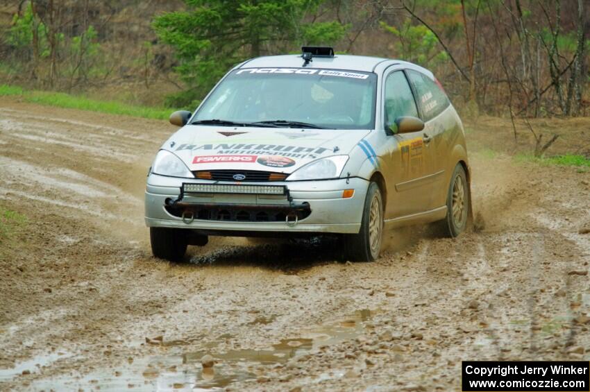 Mohammad Salehi / Rob McCarter Ford Focus on SS3, J5 North II.