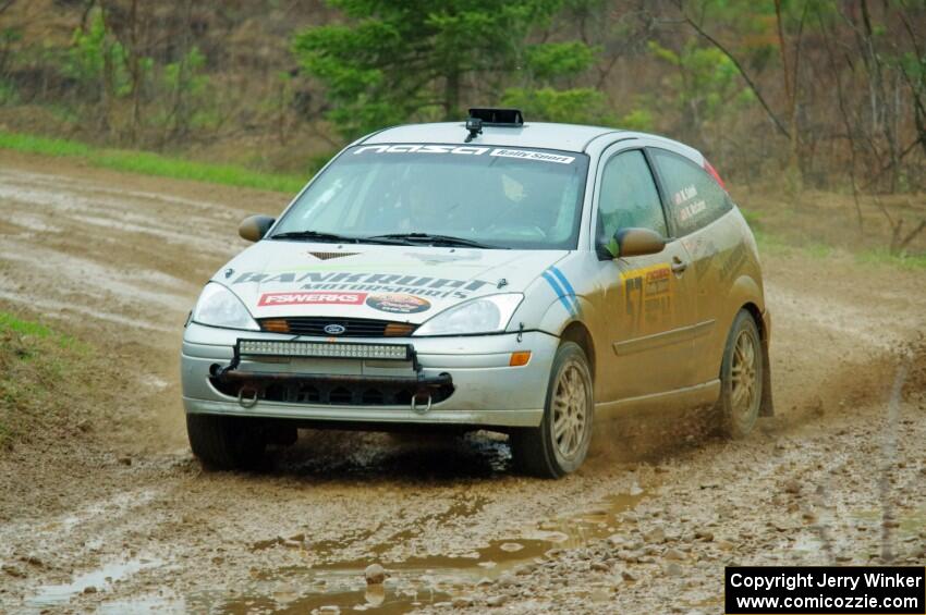 Mohammad Salehi / Rob McCarter Ford Focus on SS3, J5 North II.