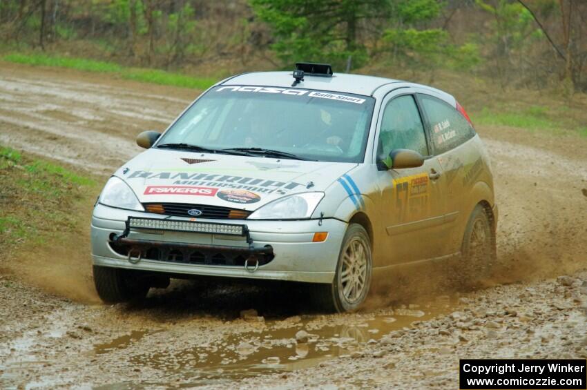 Mohammad Salehi / Rob McCarter Ford Focus on SS3, J5 North II.