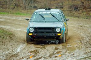 Mark Rokus / Mike Van Alphen VW GTI on SS3, J5 North II.