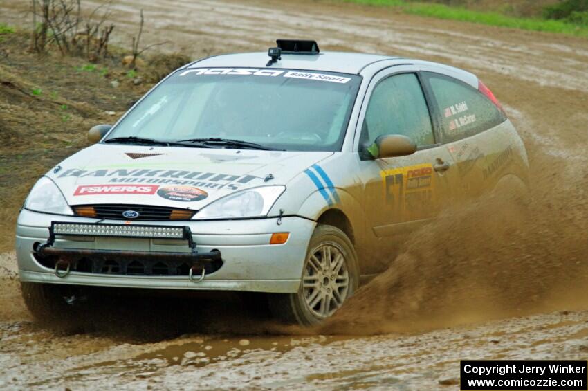 Mohammad Salehi / Rob McCarter Ford Focus on SS3, J5 North II.