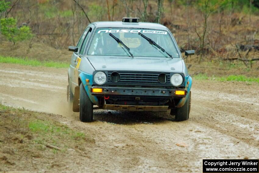 Mark Rokus / Mike Van Alphen VW GTI on SS3, J5 North II.