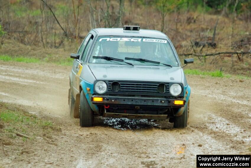 Mark Rokus / Mike Van Alphen VW GTI on SS3, J5 North II.