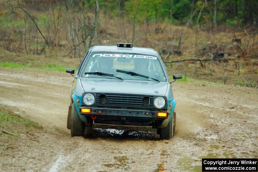 Mark Rokus / Mike Van Alphen VW GTI on SS3, J5 North II.