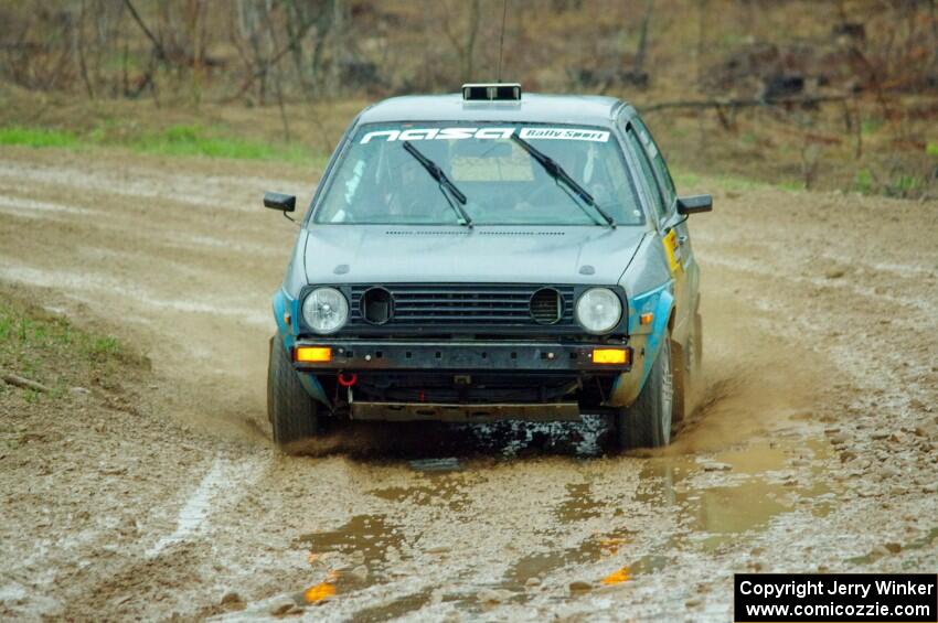 Mark Rokus / Mike Van Alphen VW GTI on SS3, J5 North II.