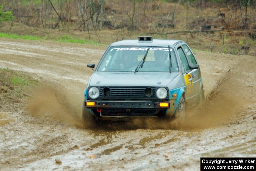 Mark Rokus / Mike Van Alphen VW GTI on SS3, J5 North II.