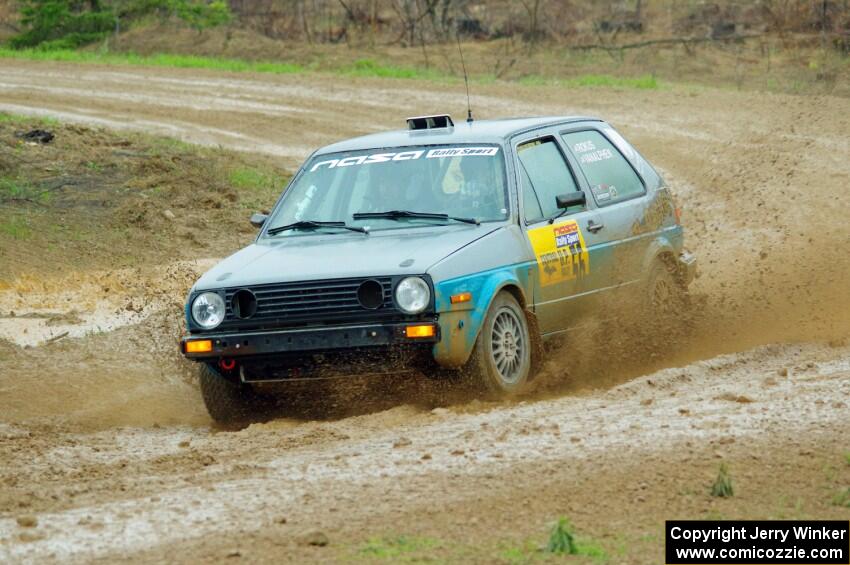 Mark Rokus / Mike Van Alphen VW GTI on SS3, J5 North II.