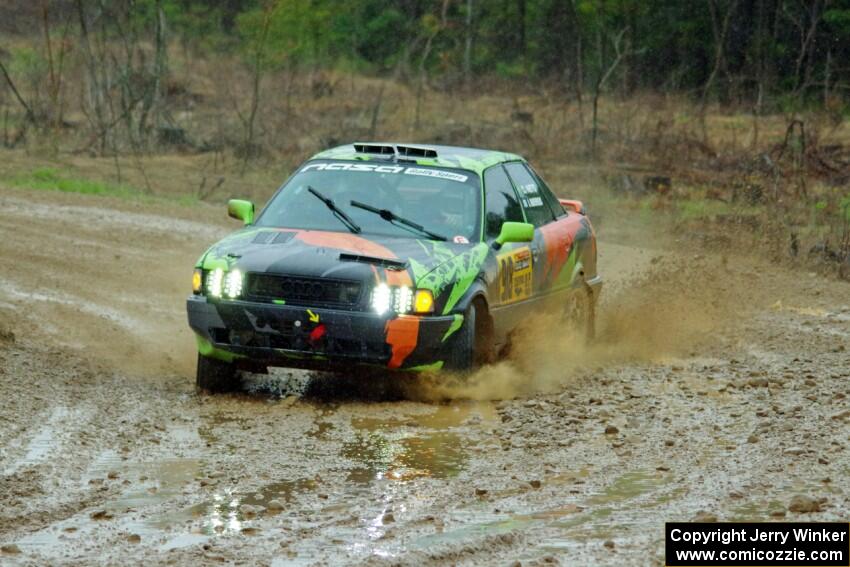 Carlos Neto / Aris Mantopoulos Audi 80 Quattro on SS3, J5 North II.