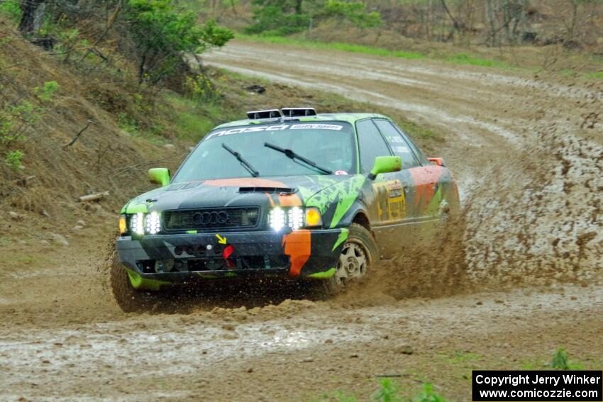 Carlos Neto / Aris Mantopoulos Audi 80 Quattro on SS3, J5 North II.