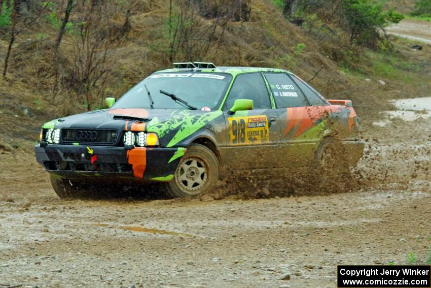 Carlos Neto / Aris Mantopoulos Audi 80 Quattro on SS3, J5 North II.