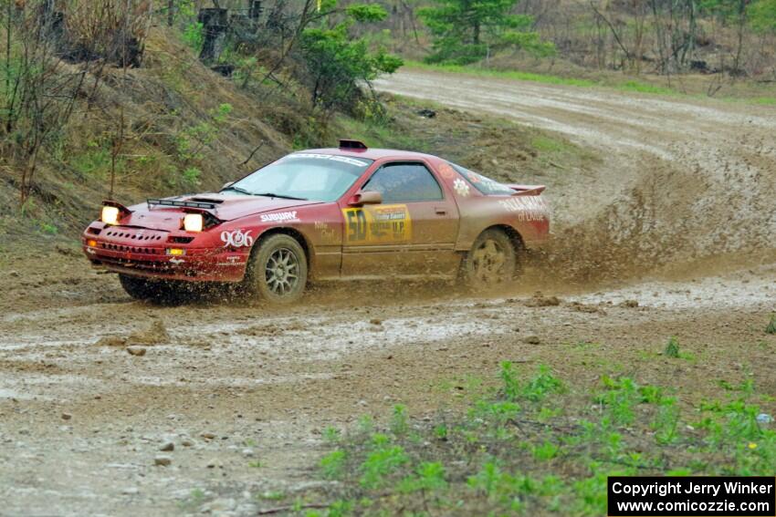 Al Dantes, Jr. / Brandon Snyder Mazda RX-7 LS on SS3, J5 North II.