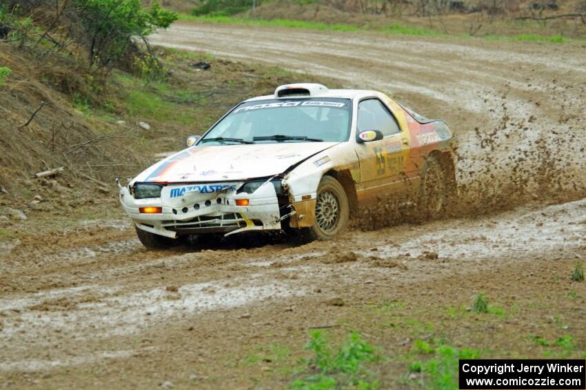 Kevin Schmidt / Kyle Roberts Mazda RX-7 on SS3, J5 North II.