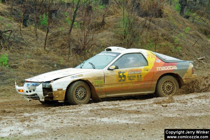 Kevin Schmidt / Kyle Roberts Mazda RX-7 on SS3, J5 North II.