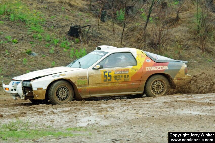 Kevin Schmidt / Kyle Roberts Mazda RX-7 on SS3, J5 North II.