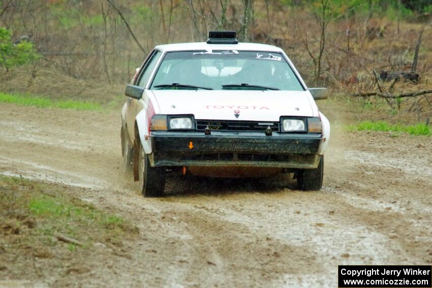 Eric Anderson / Phil Jeannot Toyota Celica GTS on SS3, J5 North II.