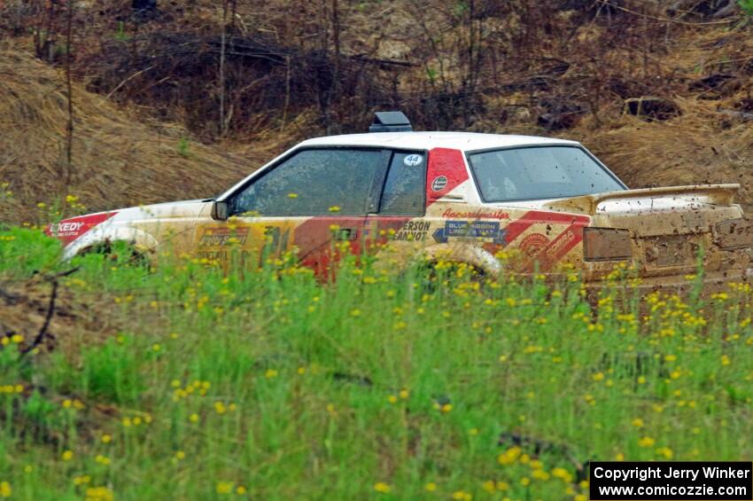 Eric Anderson / Phil Jeannot Toyota Celica GTS on SS3, J5 North II.