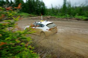 Eric Carlson / Jane Carlson Subaru WRX STi as 0 car on SS6, J5 South I.