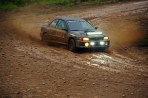 Jordan Locher / Tom Addison Subaru Impreza 2.5RS on SS6, J5 South I.