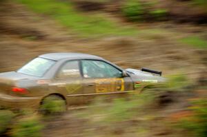 Jordan Locher / Tom Addison Subaru Impreza 2.5RS on SS6, J5 South I.