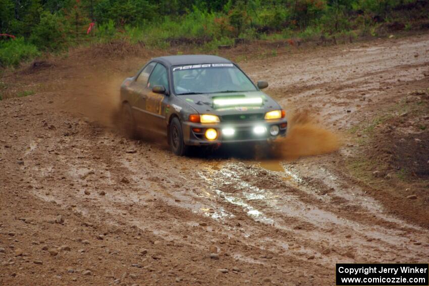 Jordan Locher / Tom Addison Subaru Impreza 2.5RS on SS6, J5 South I.