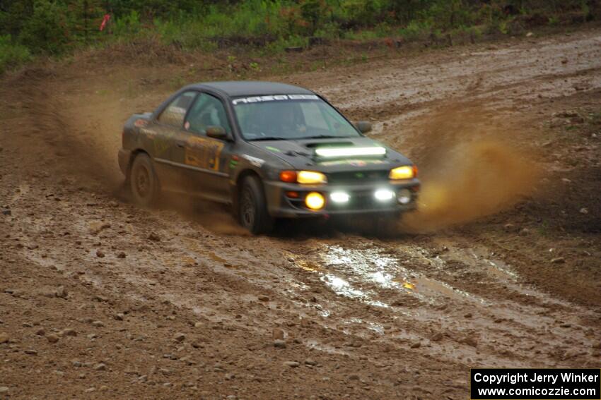 Jordan Locher / Tom Addison Subaru Impreza 2.5RS on SS6, J5 South I.