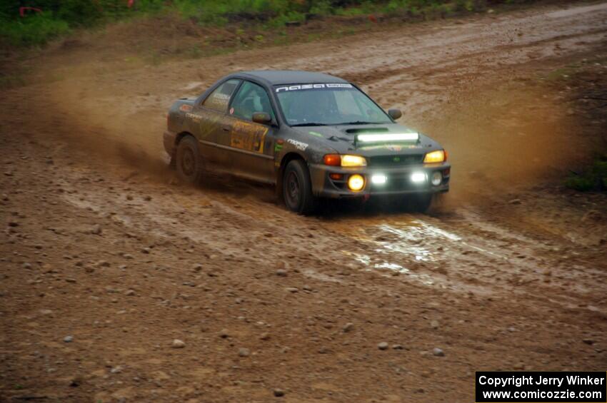 Jordan Locher / Tom Addison Subaru Impreza 2.5RS on SS6, J5 South I.