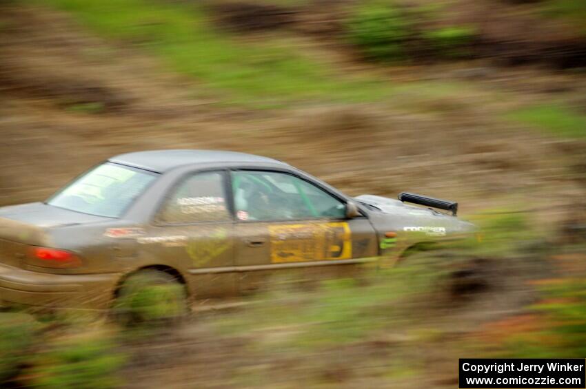 Jordan Locher / Tom Addison Subaru Impreza 2.5RS on SS6, J5 South I.