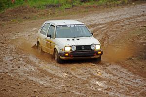 Adam VanDamme / Taylor Haelterman VW Golf on SS6, J5 South I.