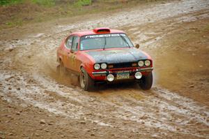 Mike Hurst / Rhianon Gelsomino Ford Capri on SS6, J5 South I.