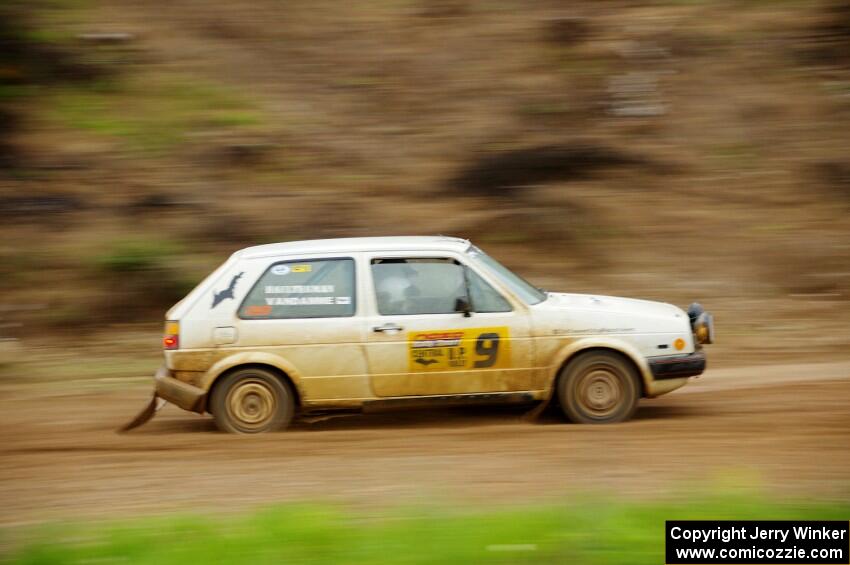 Adam VanDamme / Taylor Haelterman VW Golf on SS6, J5 South I.