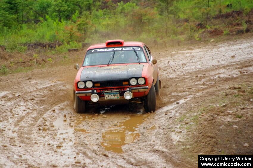 Mike Hurst / Rhianon Gelsomino Ford Capri on SS6, J5 South I.