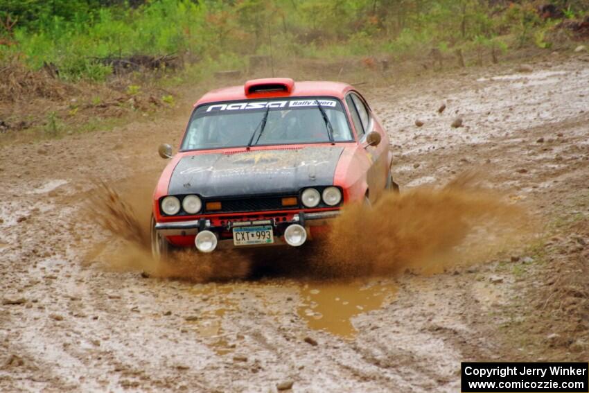 Mike Hurst / Rhianon Gelsomino Ford Capri on SS6, J5 South I.