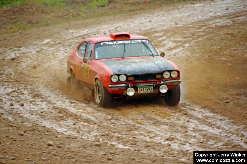 Mike Hurst / Rhianon Gelsomino Ford Capri on SS6, J5 South I.