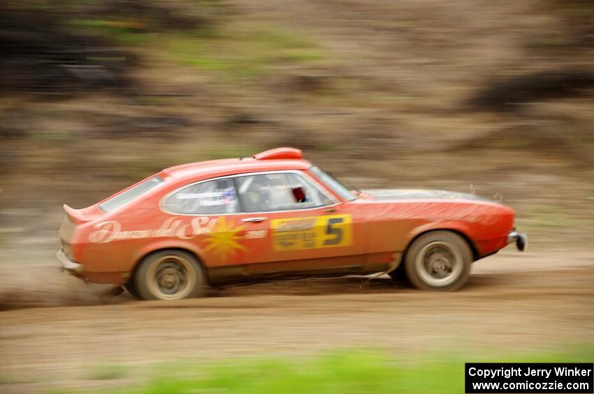 Mike Hurst / Rhianon Gelsomino Ford Capri on SS6, J5 South I.