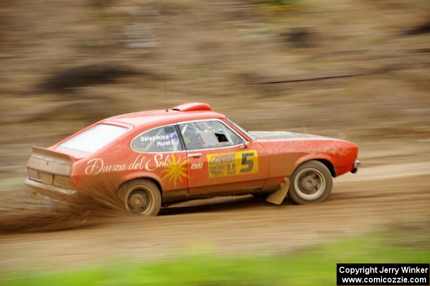 Mike Hurst / Rhianon Gelsomino Ford Capri on SS6, J5 South I.