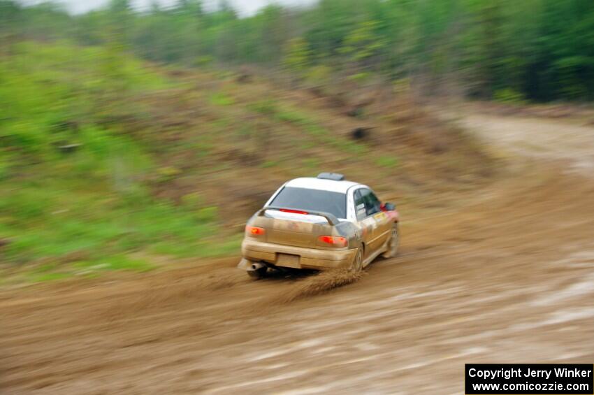 Chris Barribeau / Bryce Proseus Subaru Impreza RS on SS6, J5 South I.