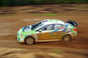 Rob Sanders / Dan Downey Subaru WRX STi on SS6, J5 South I.