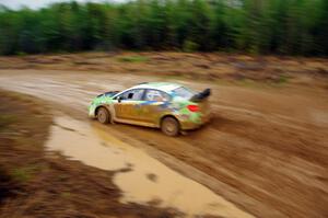 Rob Sanders / Dan Downey Subaru WRX STi on SS6, J5 South I.