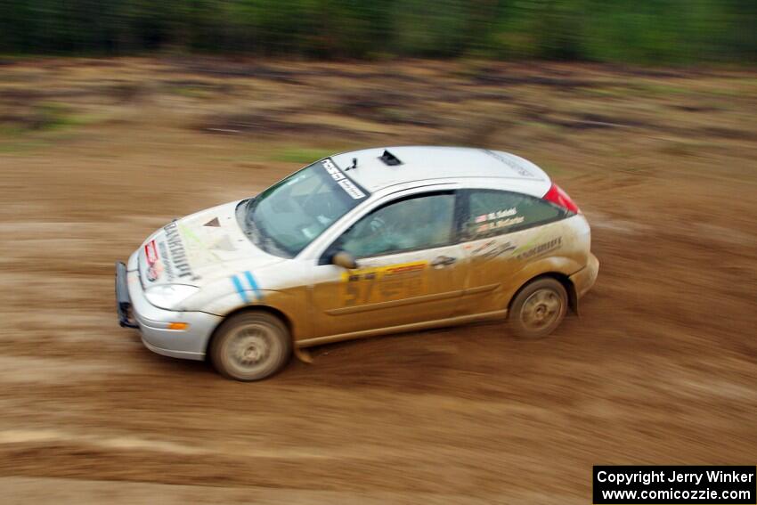 Mohammad Salehi / Rob McCarter Ford Focus on SS6, J5 South I.