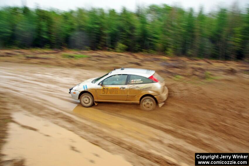 Mohammad Salehi / Rob McCarter Ford Focus on SS6, J5 South I.