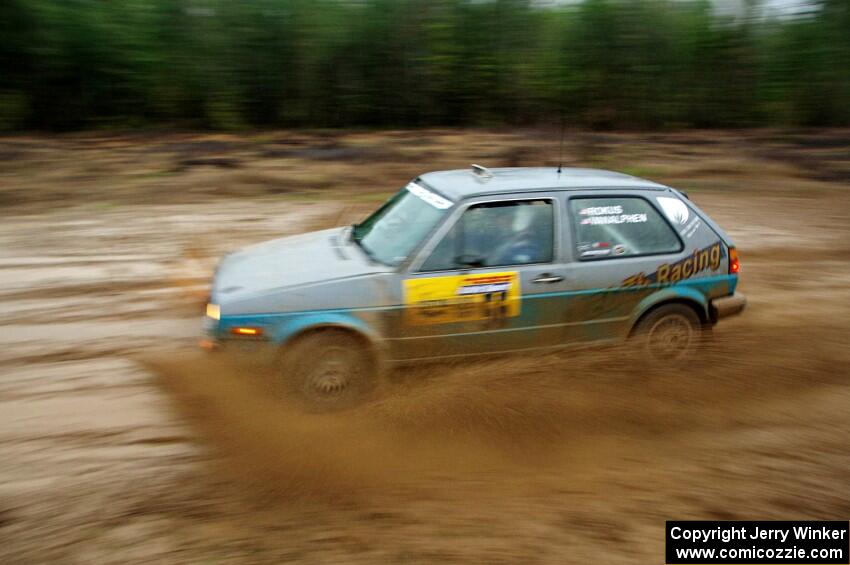 Mark Rokus / Mike Van Alphen VW GTI on SS6, J5 South I.