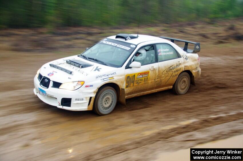 Pete Schaefer / Kevin Dobrowolski Subaru Impreza 2.5i on SS6, J5 South I.