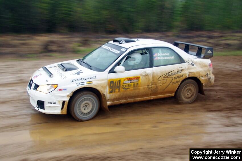 Pete Schaefer / Kevin Dobrowolski Subaru Impreza 2.5i on SS6, J5 South I.