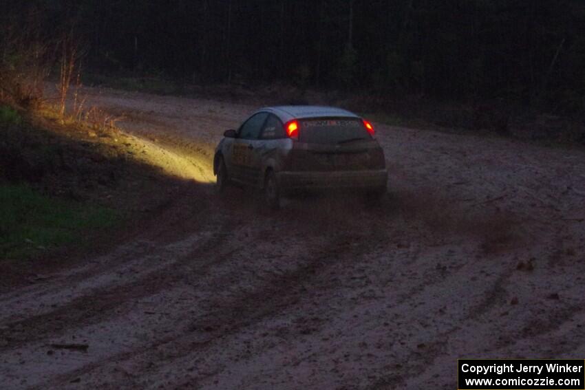 Mohammad Salehi / Rob McCarter Ford Focus on SS8, J5 South II.