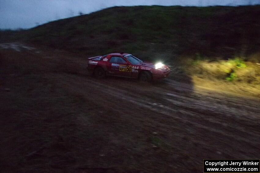 Al Dantes, Jr. / Brandon Snyder Mazda RX-7 LS on SS8, J5 South II.