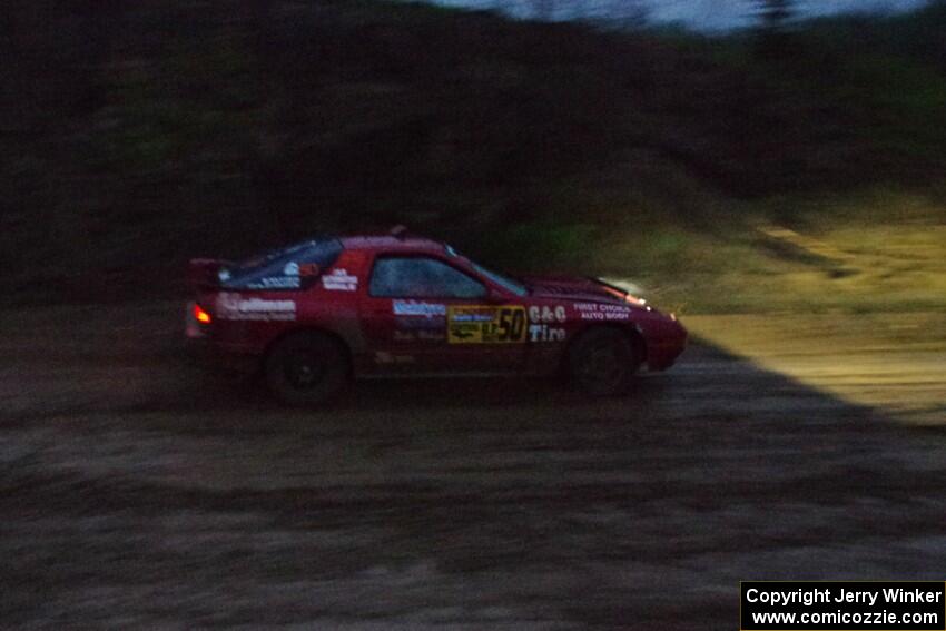 Al Dantes, Jr. / Brandon Snyder Mazda RX-7 LS on SS8, J5 South II.