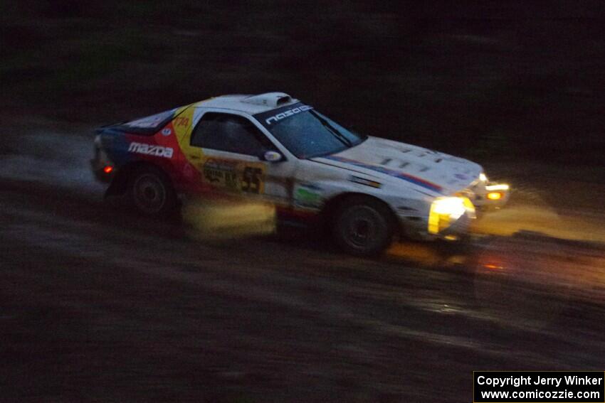 Kevin Schmidt / Kyle Roberts Mazda RX-7 on SS8, J5 South II.