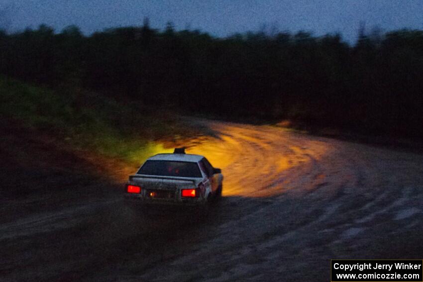 Eric Anderson / Phil Jeannot Toyota Celica GTS on SS8, J5 South II.